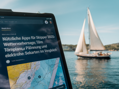 Nützliche Apps für Skipper 2025: Wetter, Törnplanung und elektronische Seekarten im Vergleich