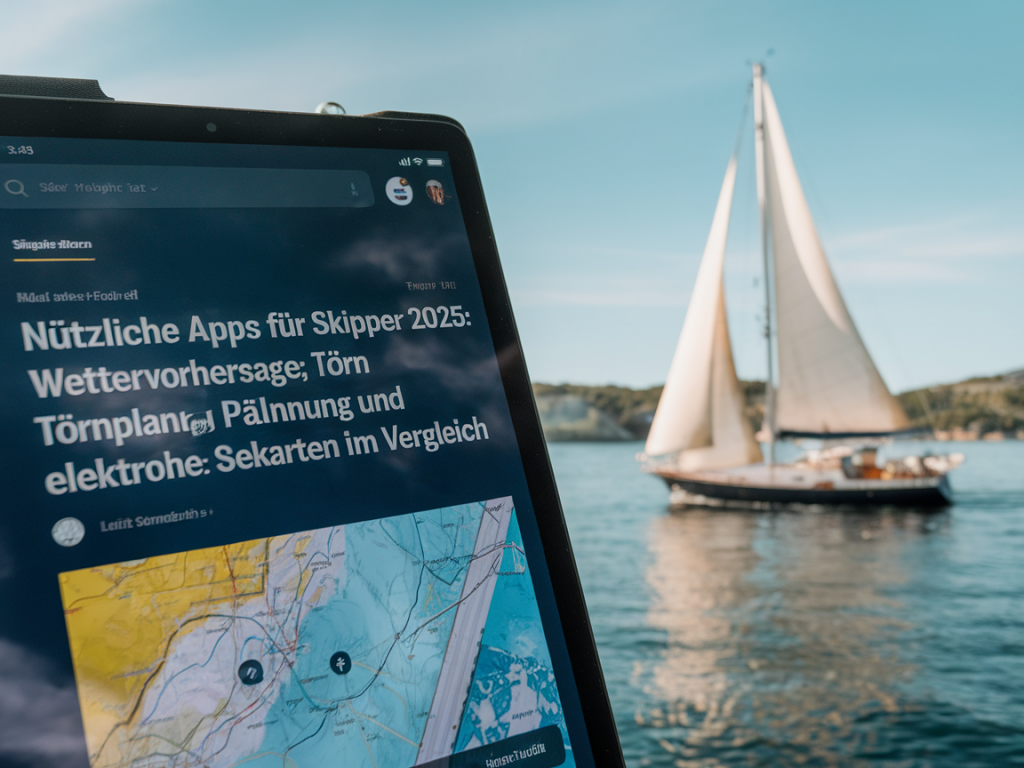 Nützliche Apps für Skipper 2025: Wetter, Törnplanung und elektronische Seekarten im Vergleich
