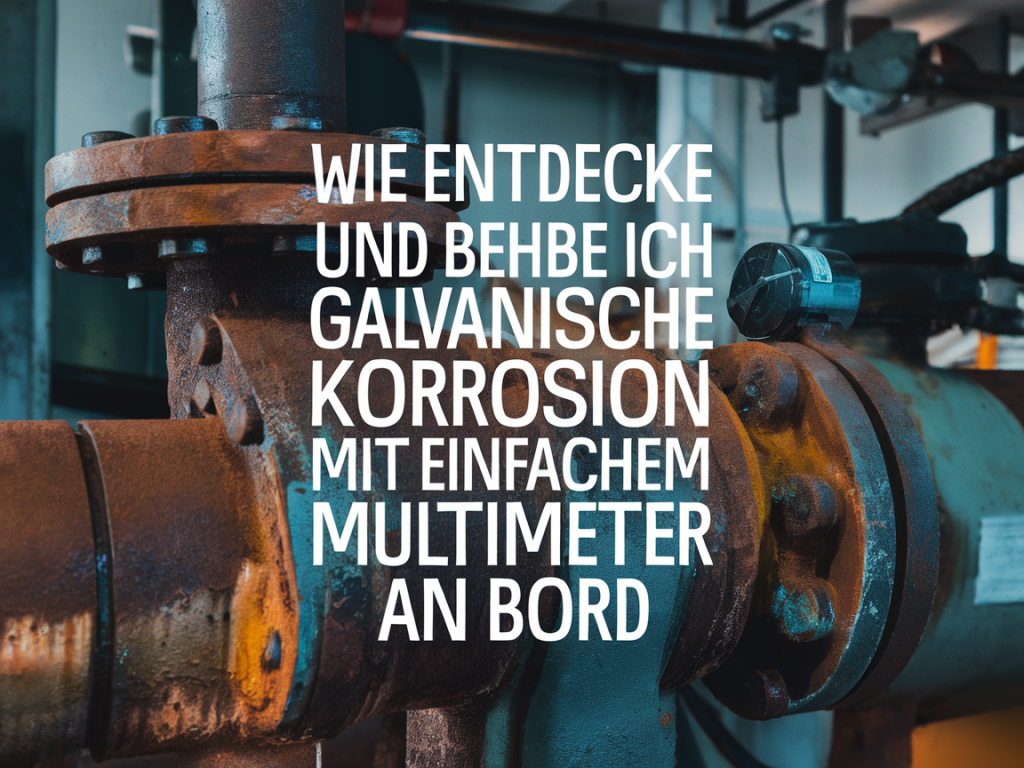 wie entdecke und behebe ich galvanische korrosion mit einfachem multimeter an bord