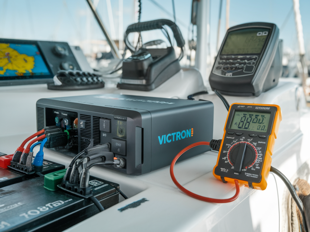 Wie überprüfe ich meinen ladebooster (victron) an bord schnell und sichere die batterieversorgung