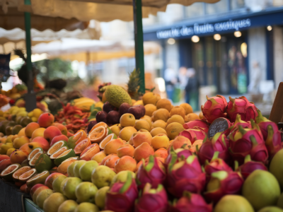 Entdecken fruits exotiques et saveurs de lîle de madère auf märkten