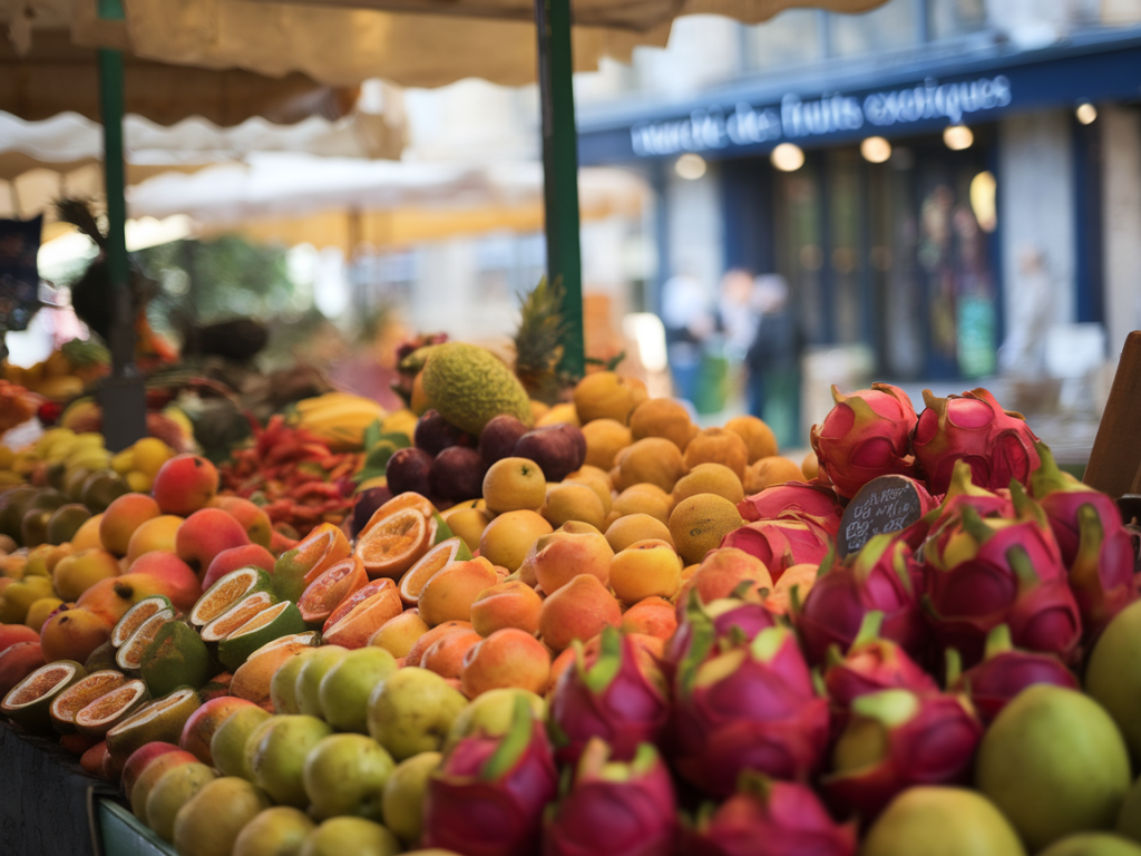 Entdecken fruits exotiques et saveurs de lîle de madère auf märkten